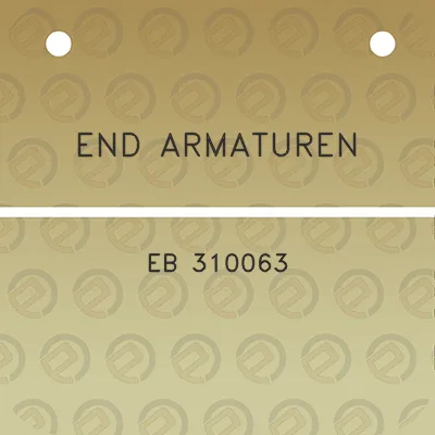 end-armaturen-eb-310063