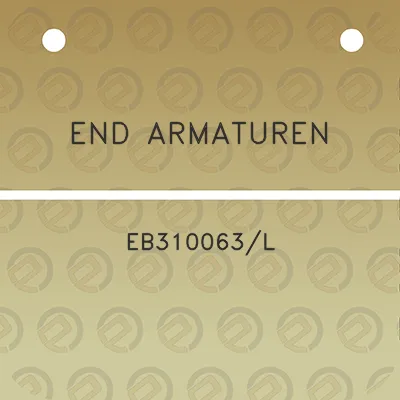 end-armaturen-eb310063l