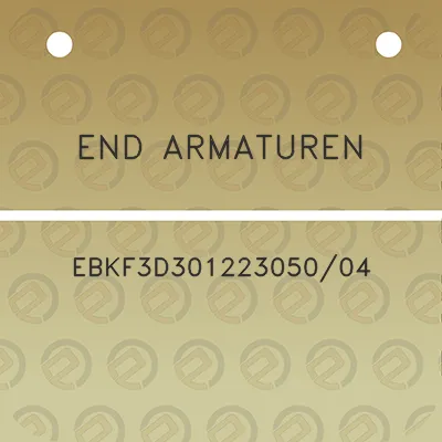 end-armaturen-ebkf3d30122305004