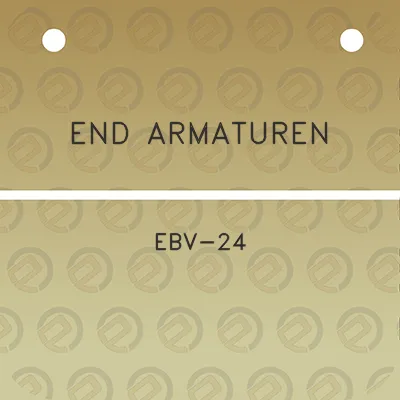 end-armaturen-ebv-24