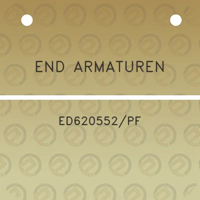 end-armaturen-ed620552pf