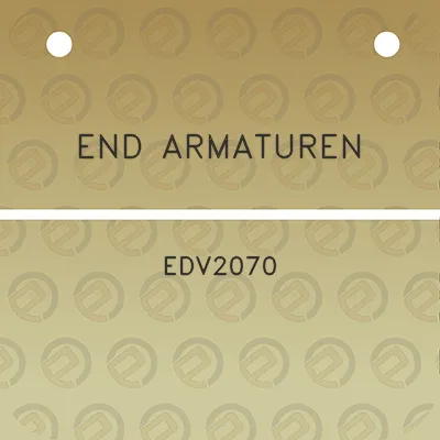 end-armaturen-edv2070