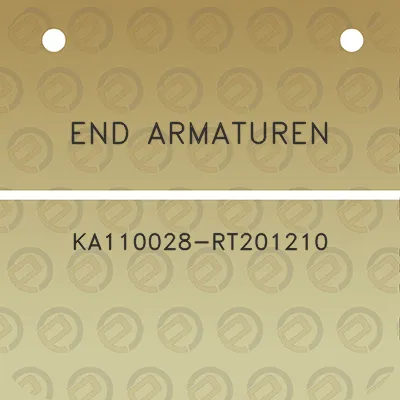 end-armaturen-ka110028-rt201210