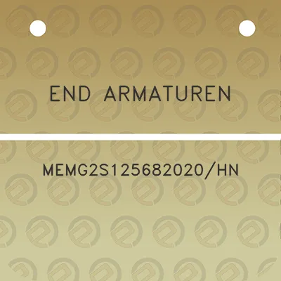 end-armaturen-memg2s125682020hn