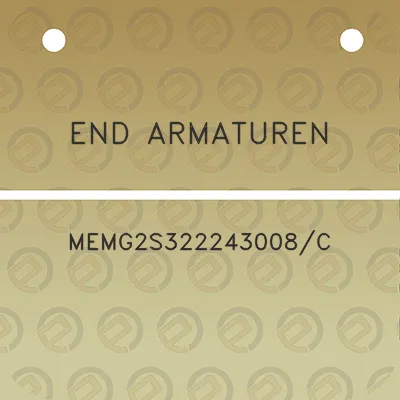 end-armaturen-memg2s322243008c