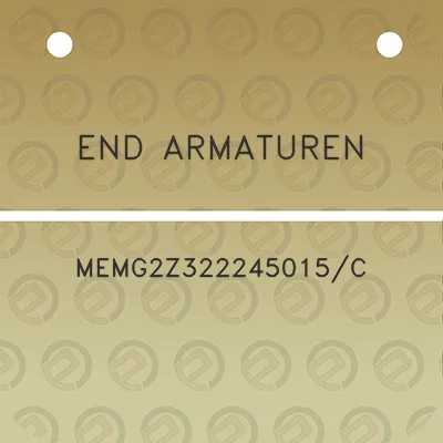 end-armaturen-memg2z322245015c