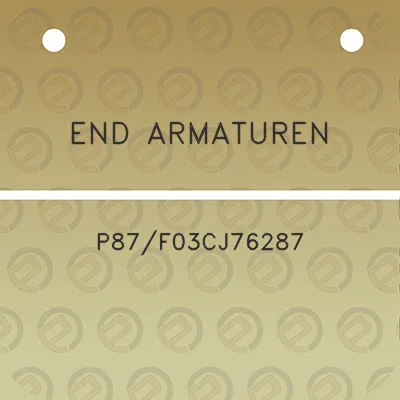 end-armaturen-p87f03cj76287