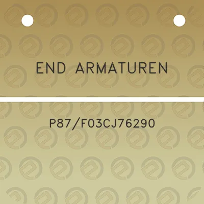 end-armaturen-p87f03cj76290