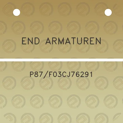 end-armaturen-p87f03cj76291