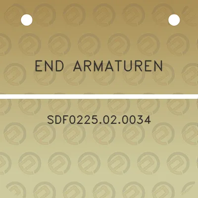 end-armaturen-sdf0225020034