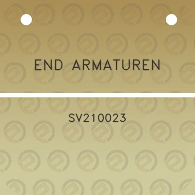 end-armaturen-sv210023