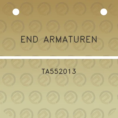 end-armaturen-ta552013