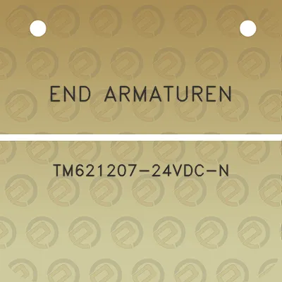 end-armaturen-tm621207-24vdc-n