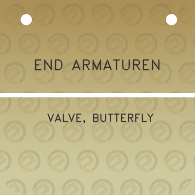 end-armaturen-valve-butterfly