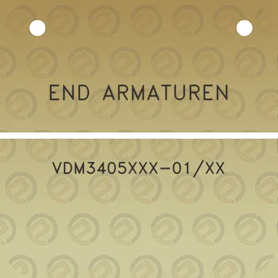 end-armaturen-vdm3405xxx-01xx