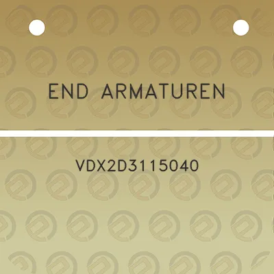 end-armaturen-vdx2d3115040