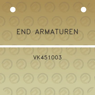 end-armaturen-vk451003