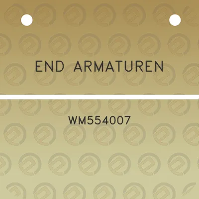 end-armaturen-wm554007