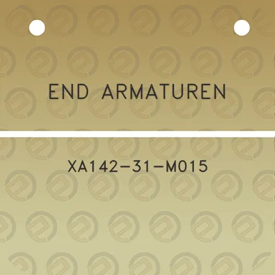 end-armaturen-xa142-31-m015