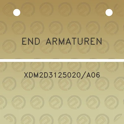 end-armaturen-xdm2d3125020a06