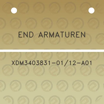 end-armaturen-xdm3403831-0112-a01