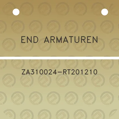 end-armaturen-za310024-rt201210