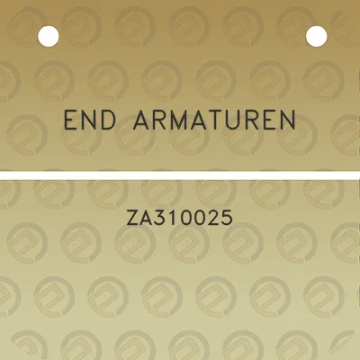 end-armaturen-za310025