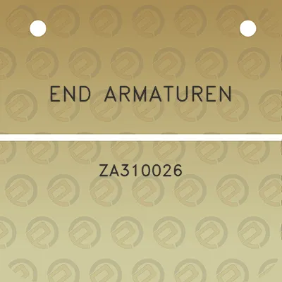 end-armaturen-za310026