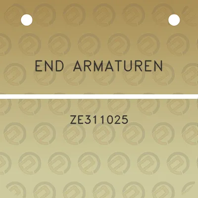 end-armaturen-ze311025