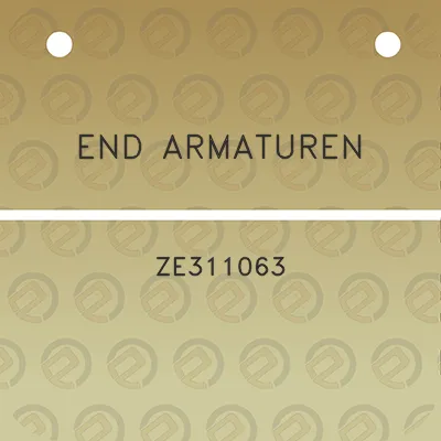 end-armaturen-ze311063