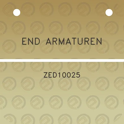 end-armaturen-zed10025