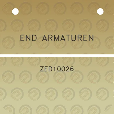 end-armaturen-zed10026