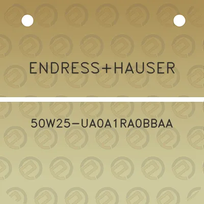 endresshauser-50w25-ua0a1ra0bbaa