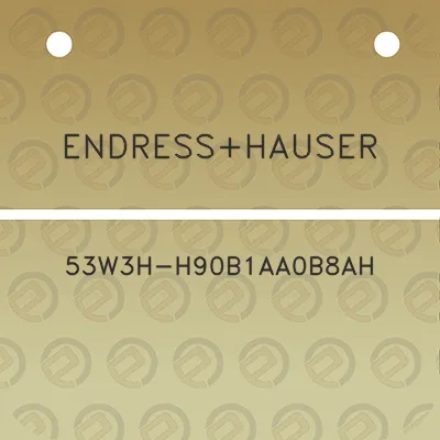 endresshauser-53w3h-h90b1aa0b8ah