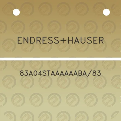 endresshauser-83a04staaaaaaba83