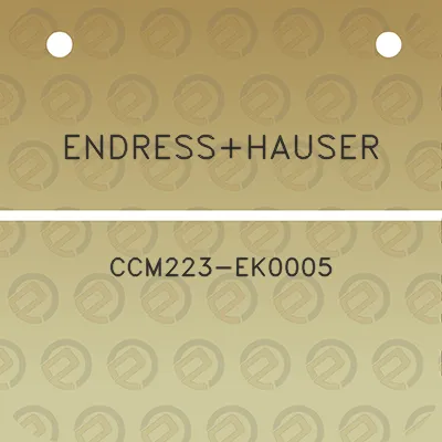 endresshauser-ccm223-ek0005