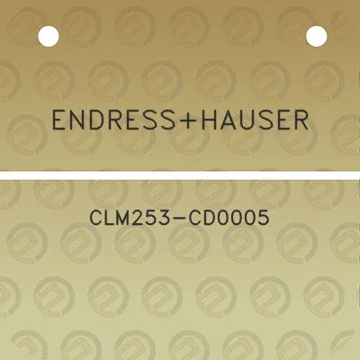 endresshauser-clm253-cd0005