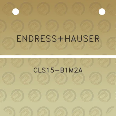 endresshauser-cls15-b1m2a