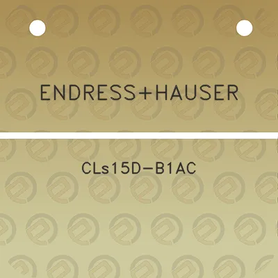 endresshauser-cls15d-b1ac