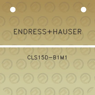 endresshauser-cls15d-b1m1