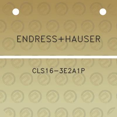 endresshauser-cls16-3e2a1p