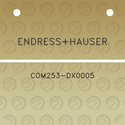 endresshauser-com253-dx0005