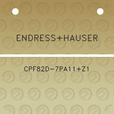 endresshauser-cpf82d-7pa11z1