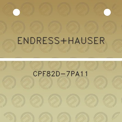 endresshauser-cpf82d-7pa11