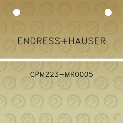 endresshauser-cpm223-mr0005