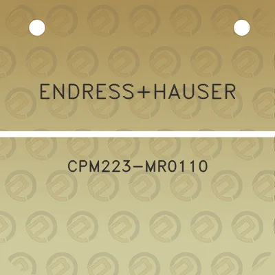 endresshauser-cpm223-mr0110