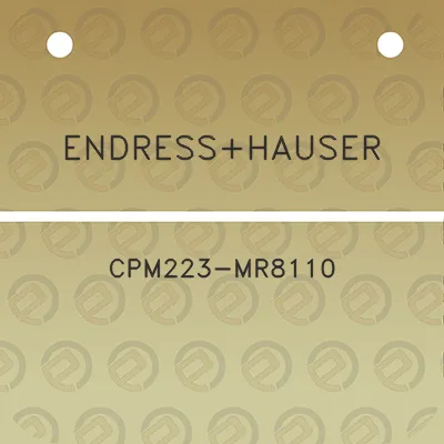 endresshauser-cpm223-mr8110