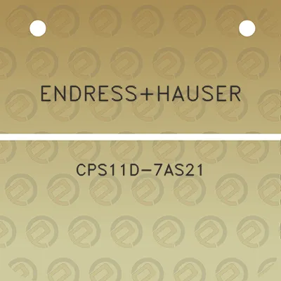 endresshauser-cps11d-7as21