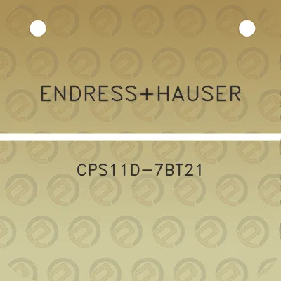 endresshauser-cps11d-7bt21