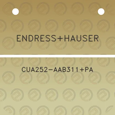 endresshauser-cua252-aab311pa